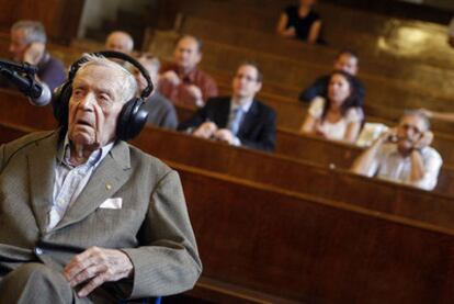 Sándor Képiró durante su último juicio, en junio de 2011.