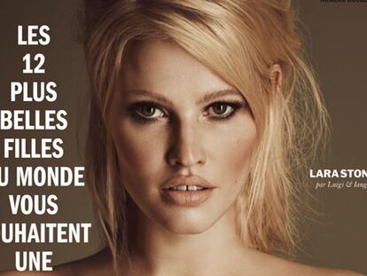 Lara Stone, una de les protagonistes del calendari solidari.