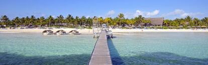 Playa privada del hotel que la cadena Meliá tiene en Cayo Guillermo, en la provincia cubana de Ciego de Ávila.