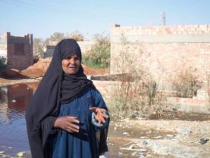 Nazira Moustafa fue una de las primeras mujeres que se trasladó al pueblo tras divorciarse y quedarse sin fuentes de ingresos.