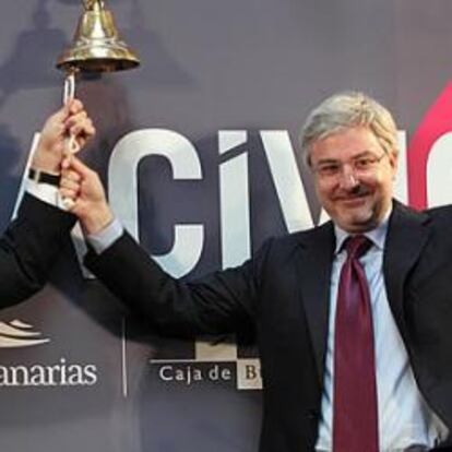 Antonio Pulido y Enrique Goñi, copresidentes de Banca Cívica