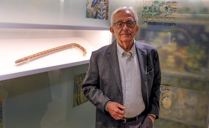 El comisario de la exposición 'Las mujeres Machado. Centralidad y discreción', en el Centro Cultural de la Fundacion Unicaja de Sevilla, Antonio Rodríguez Almodóvar.