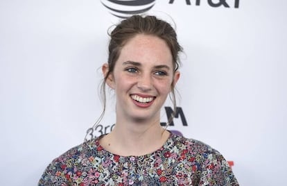 La actriz Maya Hawke, en los Film Independent Spirit Awards, este sábado, en California.