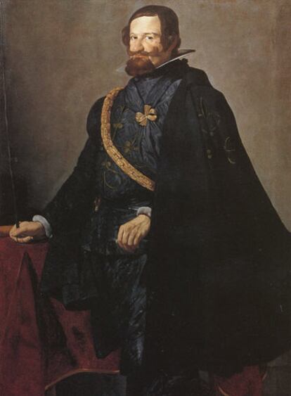 Retrato del conde-duque de Olivares, obra de Diego de Velázquez, perteneciente a Várez Fisa.