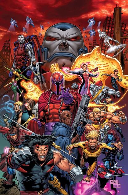 A menudo, tanto Marvel como DC Comics lanzan historias alternativas, donde sus héroes se encuentran como aliados o rivales, ante la llegada de una amenaza extraordinaria. Así ocurre por ejemplo en 'La era de Apocalipsis', 'cross-over' de Marvel ambientado en el universo paralelo Tierra 295. La nemesis más peligrosa de los mutantes también protagoniza la nueva película de estos héroes, 'X-Men: Apocalipsis', que se estrena este año.