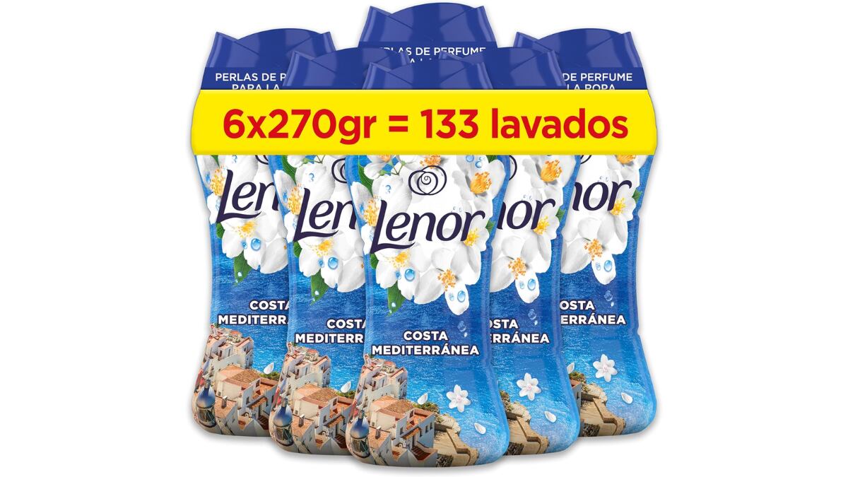 Perlas perfumadas para la ropa Lenor.