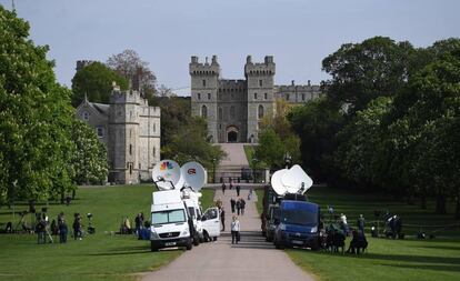 A apresentação do bebê foi transmitida ao vivo na Inglaterra e nos Estados Unidos, a pedido de Meghan Markle