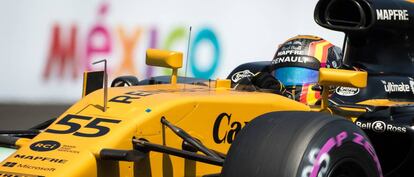 El piloto de Fórmula 1 Carlos Sainz, durante el último Gran Premio de Brasil.