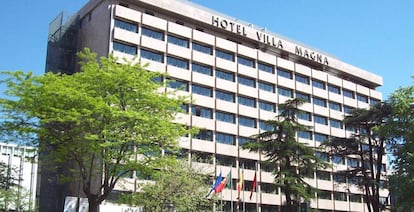 Hotel Villa Magna, en Madrid.