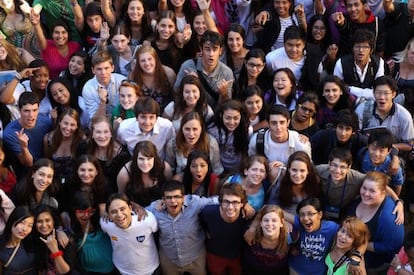 Estudiantes de Bachillerato Internacional en un seminario de la IE University en Segovia. / Gorka Lejarcegi