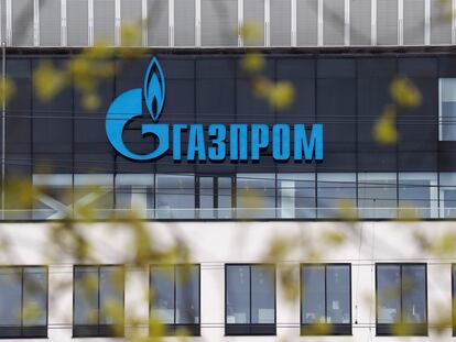 Sede de Gazprom en San Petersburgo, Rusia, el miércoles.