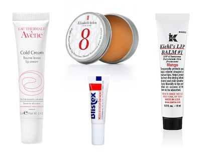 También gozan de buena reputación los labiales de Avène, Blistex y el Eight Hour Lip Balm de Elizabeth Arden.