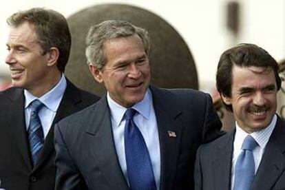 Blair, Bush y Aznar en las Azores