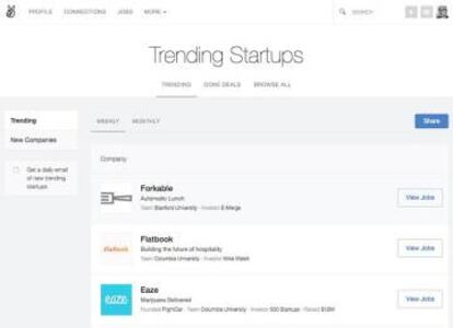 La comunidad de 'startups' e inversores, AngelList.