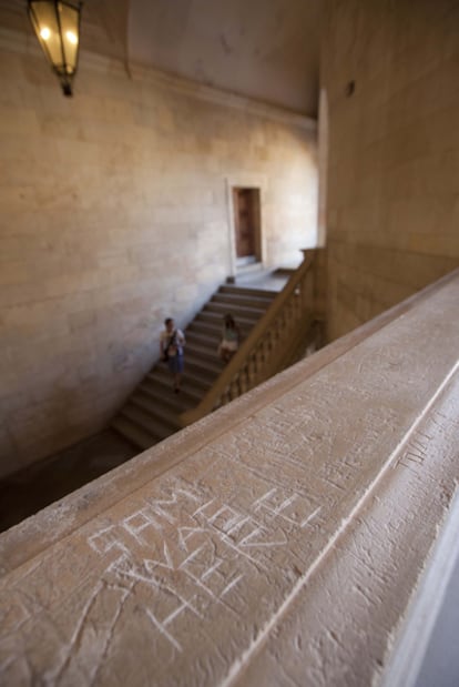 Pintadas en La Alhambra.