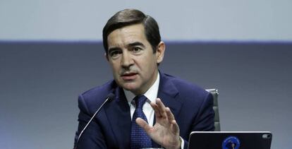 El presidente de BBVA, Carlos Torres Vila, en una imagen de archivo.