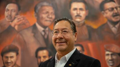 Luis Arce Catacora en la Casa Grande del Pueblo, en La Paz (Bolivia), el 29 de junio 2024.