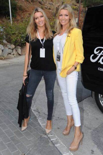 Barbara y Nicole Kimpel este verano en la gala Starlite, en Marbella.