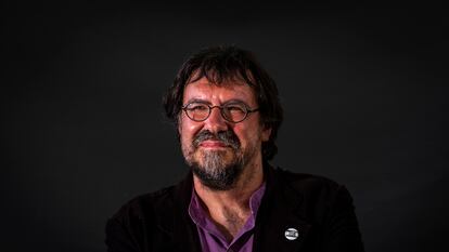 El escritor vasco Iban Zaldua, en el Festival Internacional del Libro de Edimburgo de 2019.