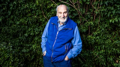 El actor Héctor Alterio, en su casa, en Madrid.