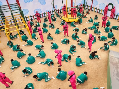 Uno de los momentos de la serie 'El juego del calamar', estrenada en Netflix en septiembre.