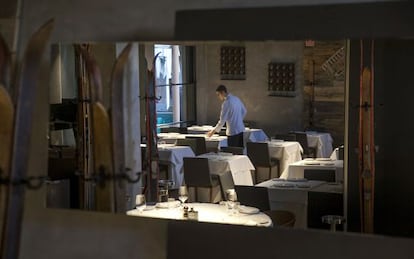 Comedor del renovado restaurante Aspen, en La Moraleja (Madrid). 