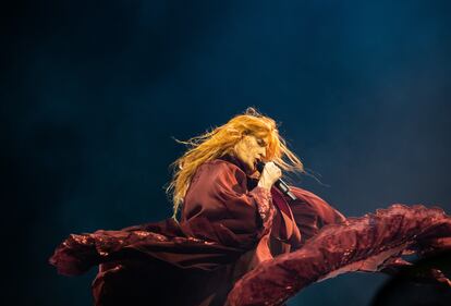 Florence and The Machine, que estarán en 2023 en el BBK Live y Cala Mijas, en su actuación en Mad Cool en 2022.