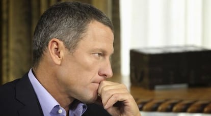 Lance Armstrong, durante su entrevista con Oprah Winfrey.