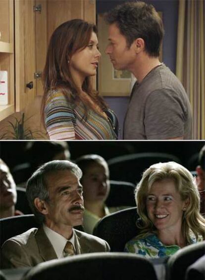 Dos series frente a frente, <i>Sin cita previa </i>(arriba) y <i>Cuéntame. </i>