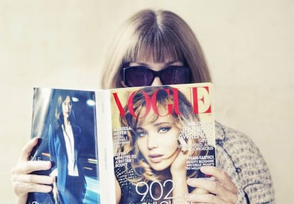 La editora de 'Vogue', en una foto subida a su cuenta de Instagram.