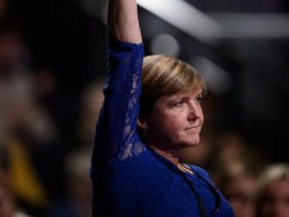 Una delegada en la conferencia anual de los laboristas, ayer en Manchester. / leon neal (afp)