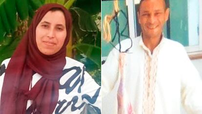 Amal, la mujer asesinada, y Mahdi, el presunto homicida.