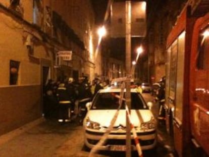 El inmueble dentro del que se registró el incendio.