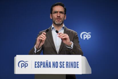 El vicesecretario de Cultura y Sociedad Abierta y portavoz del PP, Borja Sémper.