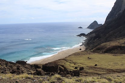 Praia do Príncipe, na ilha de Trindade.