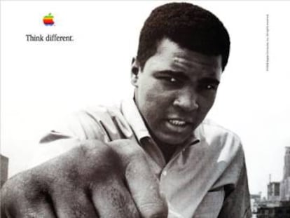 Apple. 'Piensa diferente'. Agencia TBWA\Chiat\Day, EE UU