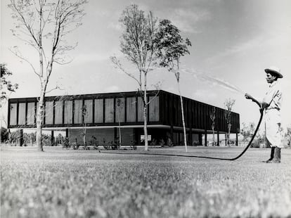 Foto de archivo del exterior de las oficinas de Bacardí.