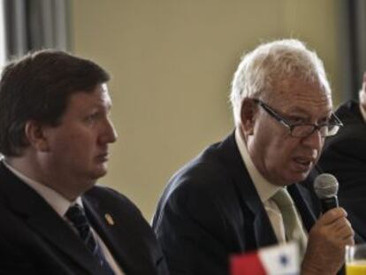 Garc&iacute;a-Margallo, con cancilleres iberoamericanos en la ONU
