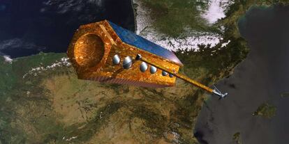 Imagen del satélite español Paz.