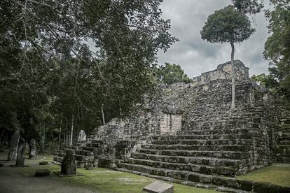 Una de las ruinas mayas de la selva. 