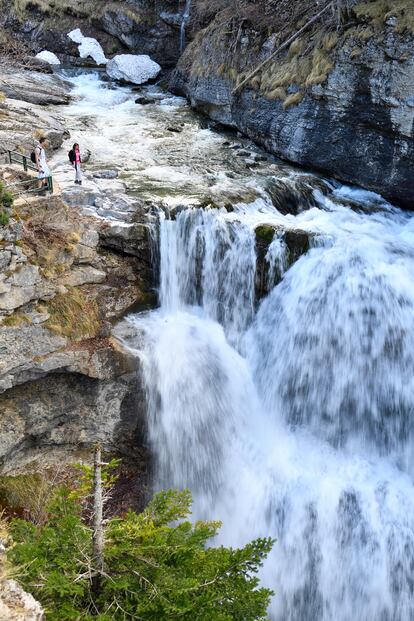 La cascada de La Cueva.