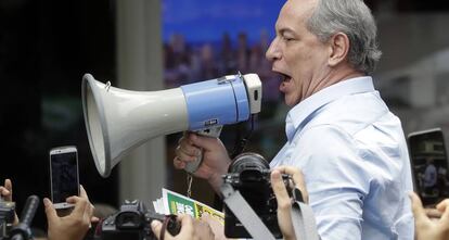 Ciro faz campanha em São Paulo. 