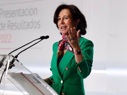 La presidenta de Santander, Ana Botín.