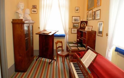 Sala de la casa Mendelssohn en Leipzig.