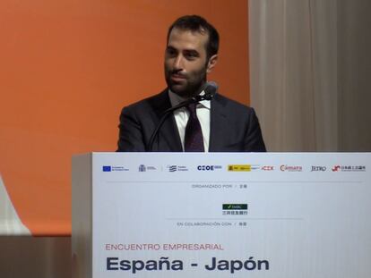 Carlos Cuerpo inaugura en japonés el Foro Empresarial España-Japón