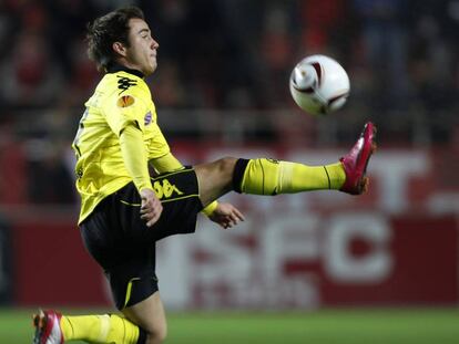 Mario Goetze durante su primera etapa en el Dortmund.