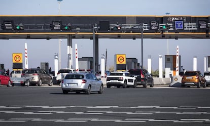 Peaje de Silla (Valencia) de la Autopista AP-7, que será desmontado.