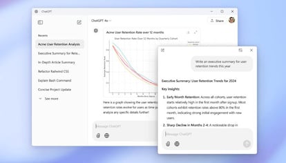 Uso de la aplicación ChatGPT para Windows