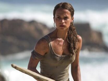 Entrevistamos a la actriz, ganadora del Oscar por  La joven danesa , protagonista de la nueva versión cinematográfica del mítico videojuego  Tomb Raider 