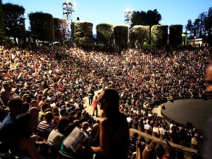 Público en el festival Grec de Barcelona, en una fotografía de archivo.